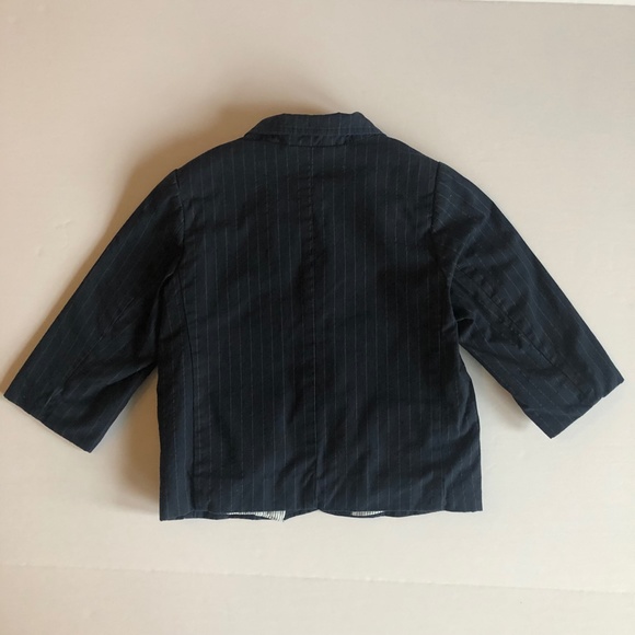 Childrens Place Navy Blue Pin-Striped Blazer - Picture 2 of 8